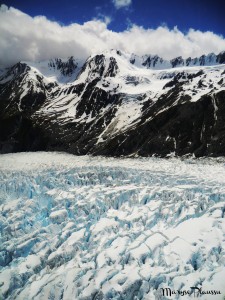 Crevasses Franz Josef Glacier